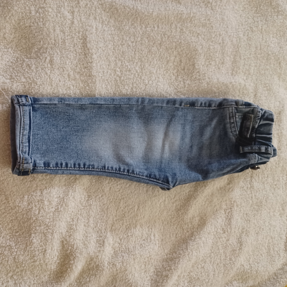 SHEIN Blue Classic Denim Jeans Straight Cut